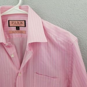 Thomas Pink | Shirts | Thomas Pink Slim Fit Traveller Pink Dress Shirt |  Poshmark